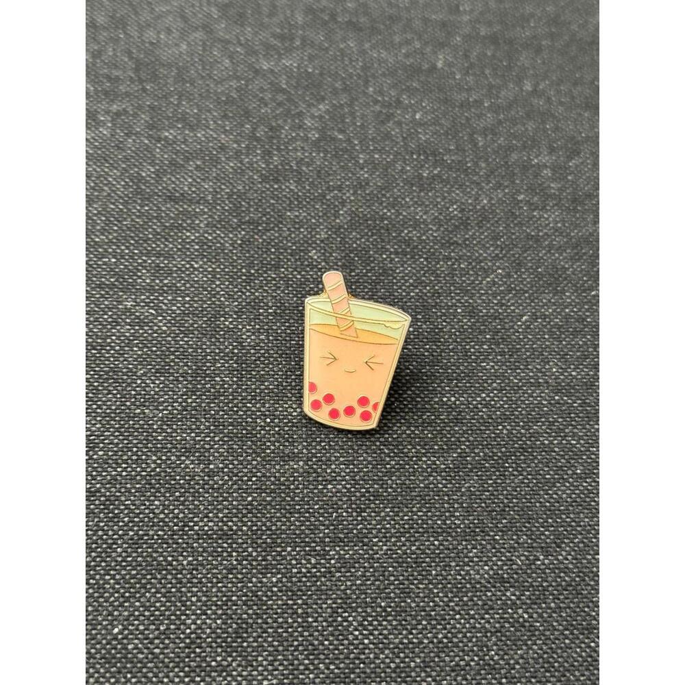 Boba tea drink enamel pin Disney Pin Coffee